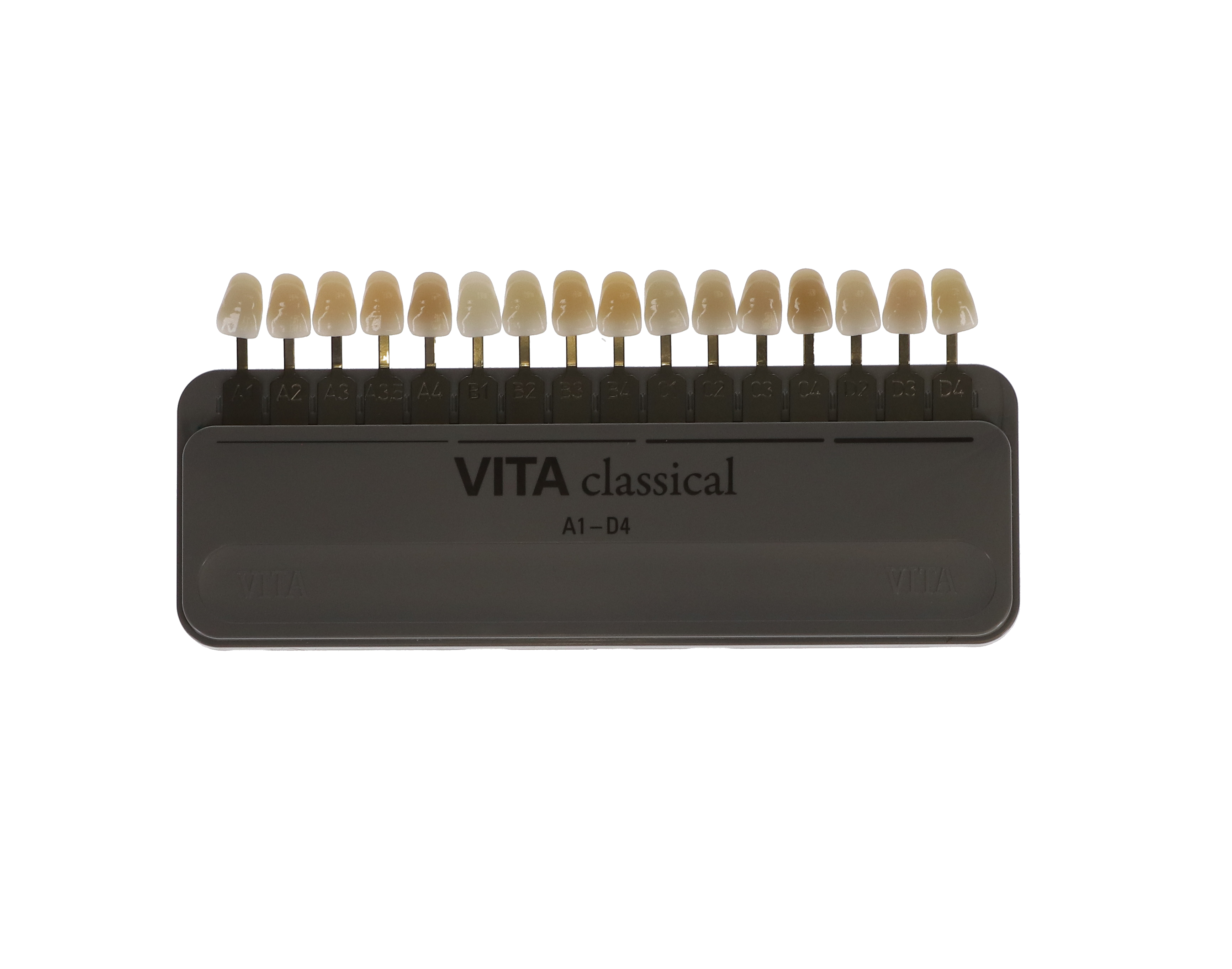 Vident B027C VITA Improved Classical Dental Shade Guide A1-D4 16 Shade Vident B027C VITA Improved Classical Dental Shade Guide A1-D4 16 Shade